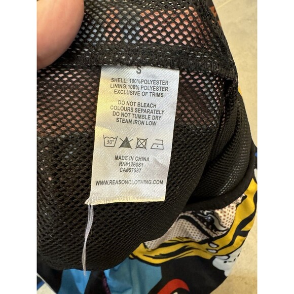 Reason Comic Book Water Resistant Windbreaker Jacket - Men’s Size Small - Picture 14 of 14